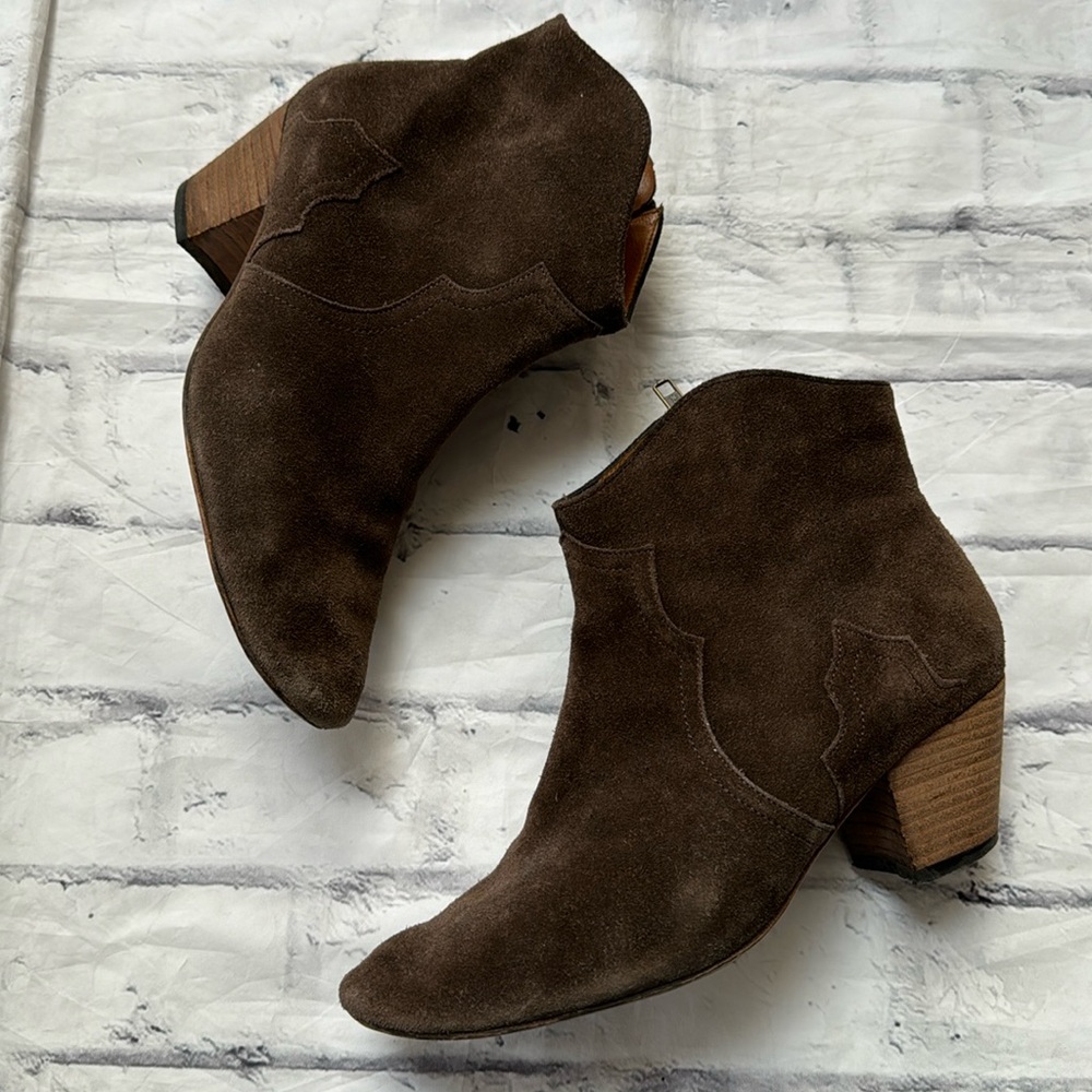 Isabel Marant suede bootie